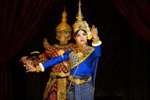 Apsara Dancer in traditional costume, Cambodia, Culture