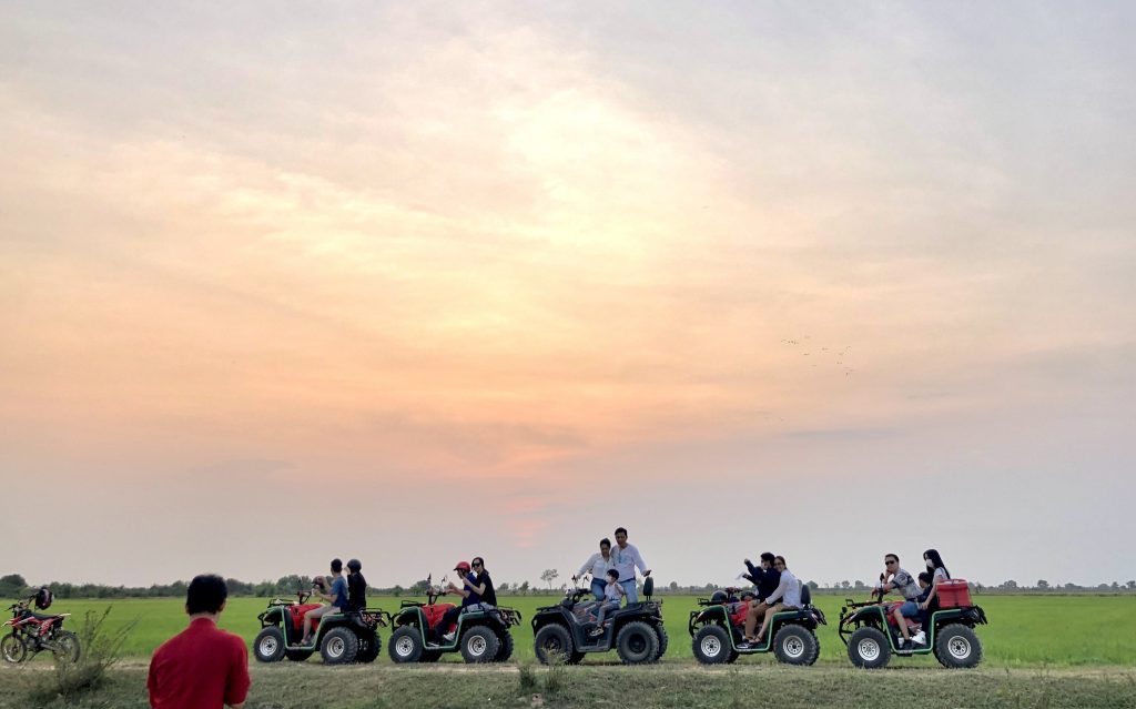 Quad Bikes & Customers, Siem Reap, Cambodia