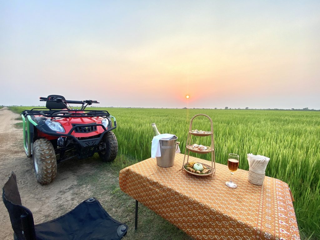 Quad Bikes food, Siem Reap, Cambodia