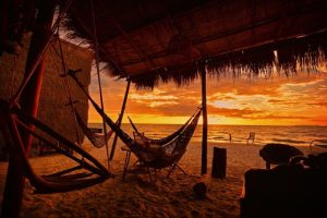 Beach sunset, Sihanoukville, Cambodia