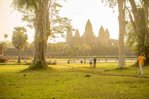 Angkor Wat at Sunrise, Siem Reap, Cambodia