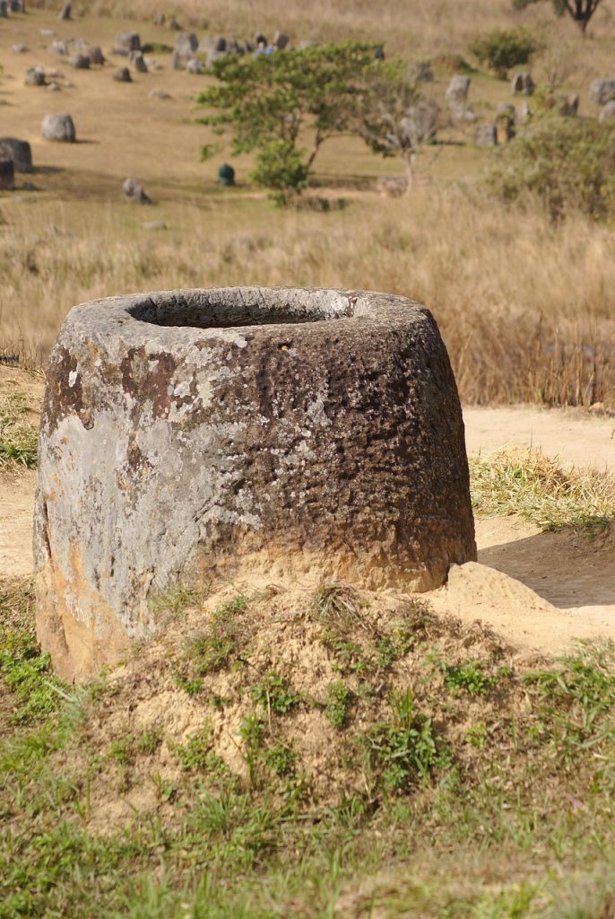 Plain of jars, Xiangkhoang Plateau, Laos