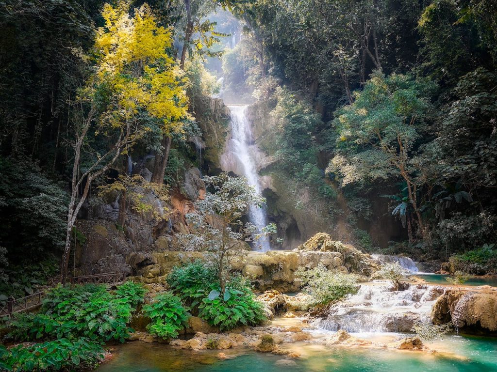 Kuang Si Falls, Luang Prabang, Laos