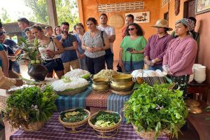 People on Noodle Making tour, Siem Reap, Cambodia