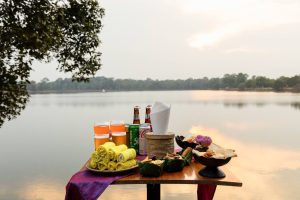 Cambodia, Siem Reap, Sunset cocktails