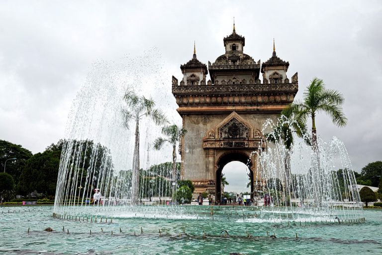 Vientiane Monument Fountain, Laos